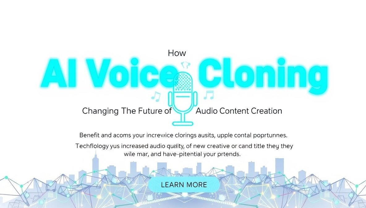 How AI Voice Cloning is Changing the Future of Audio Content Creation